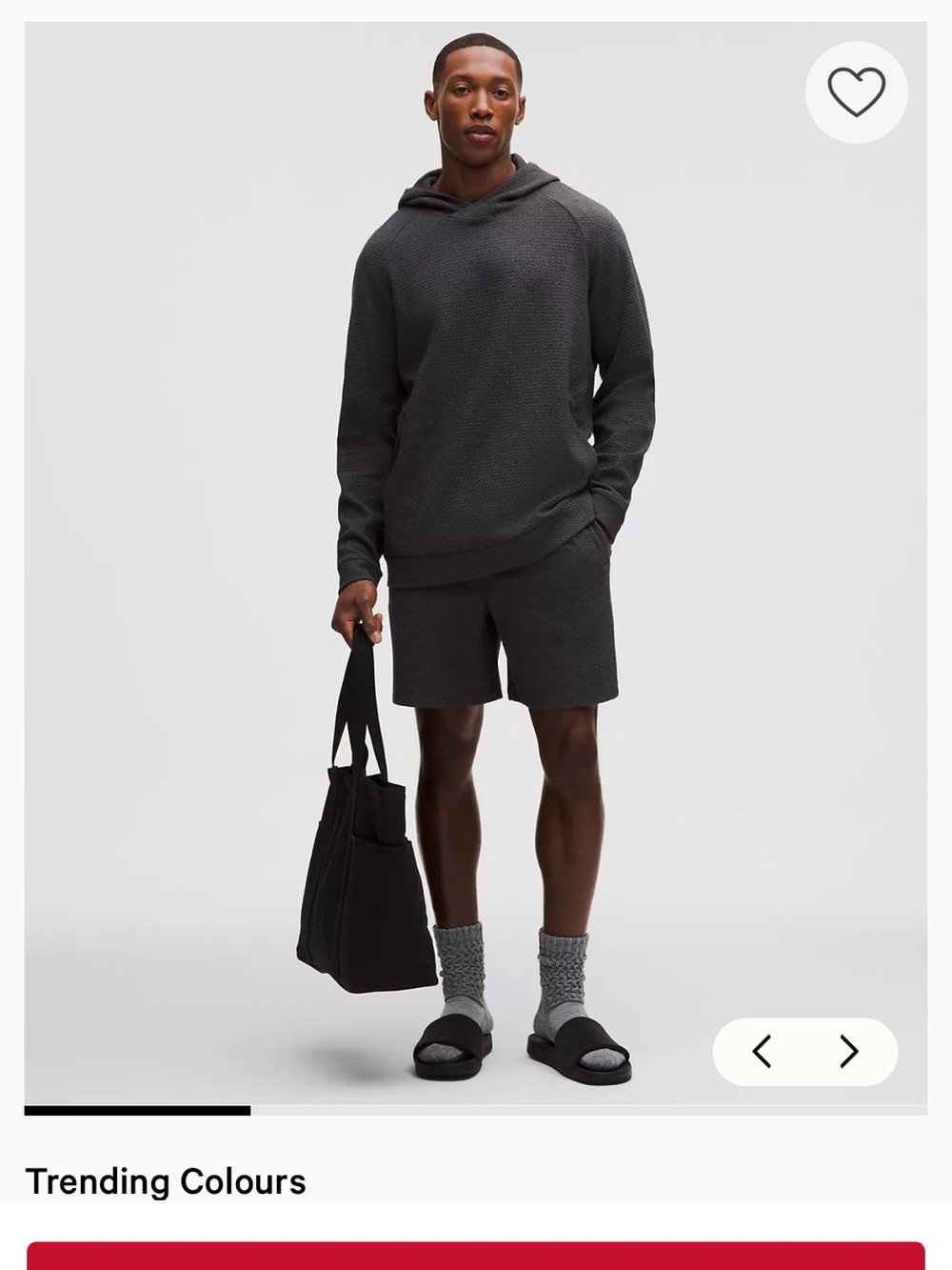 Lululemon At Ease Textured Hoodie